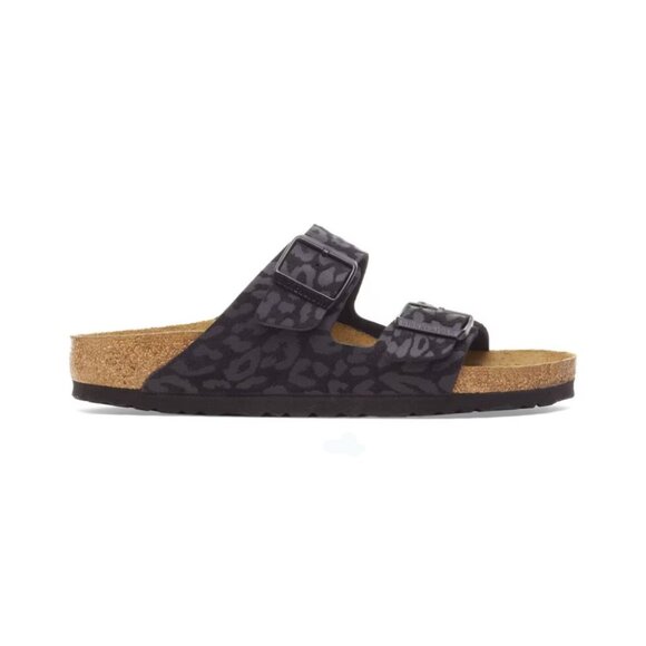 Birkenstock Arizona Synthetics Unisex Sandals – Leo Black - Picture 1 of 5
